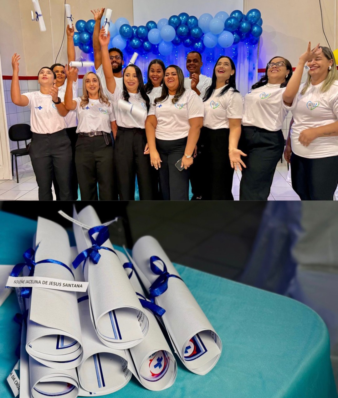 Prefeitura de Mairi entrega certificados aos Auxiliares de Saúde Bucal