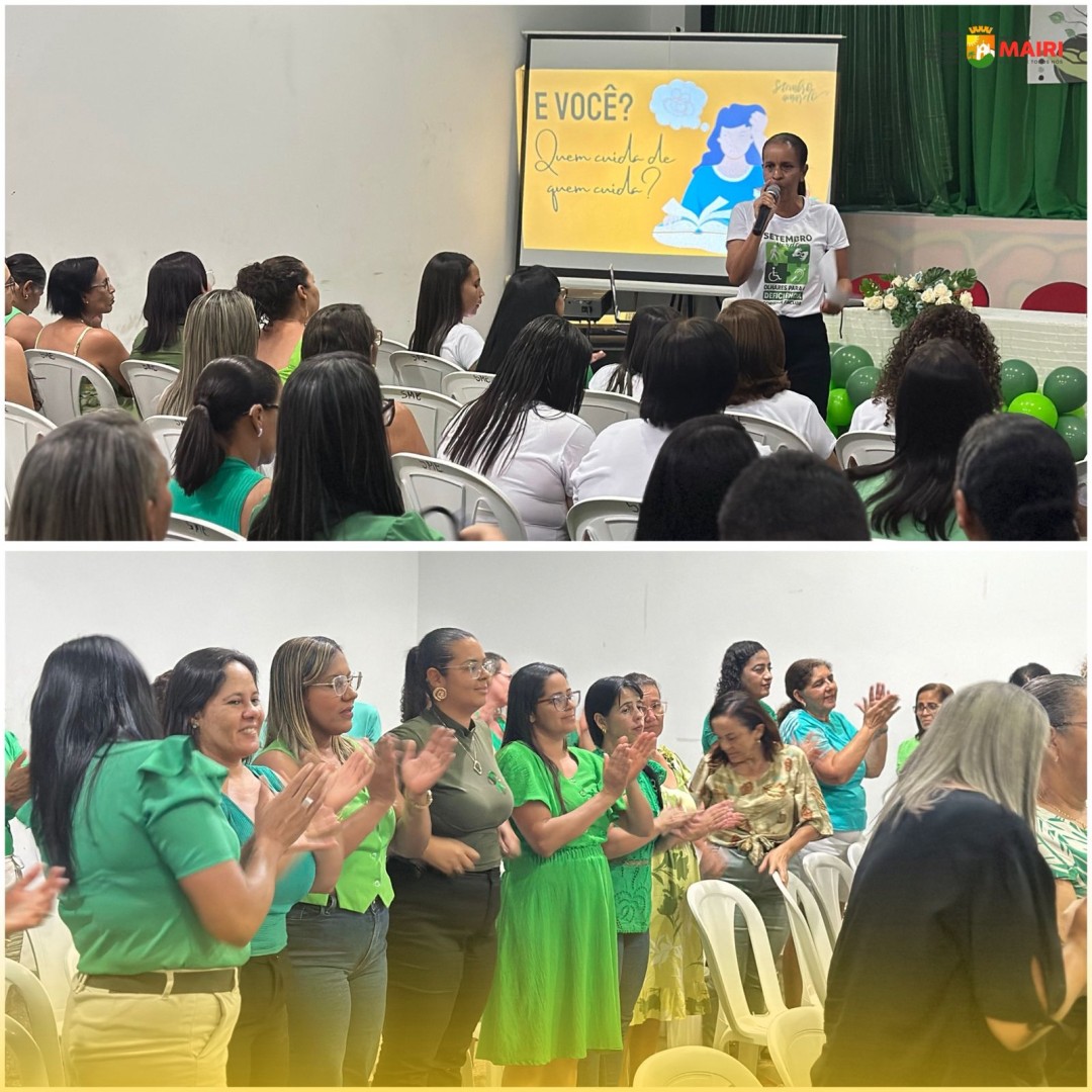 Mairi realiza encontro formativo do Setembro Verde com professores e gestores da rede municipal