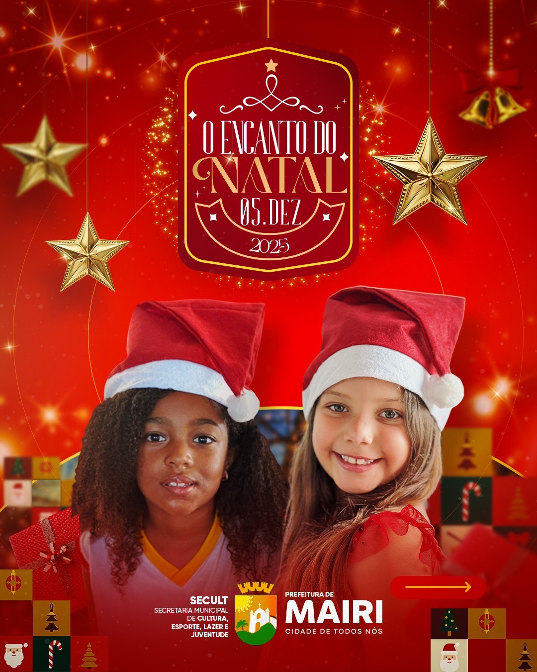 Mairi se prepara para viver a magia do Natal